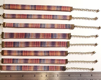 Supernatural I LOOK GOOD Sam Winchester fabric bracelets, made from screen accurate plaid. Sizes 6" to 8.5"