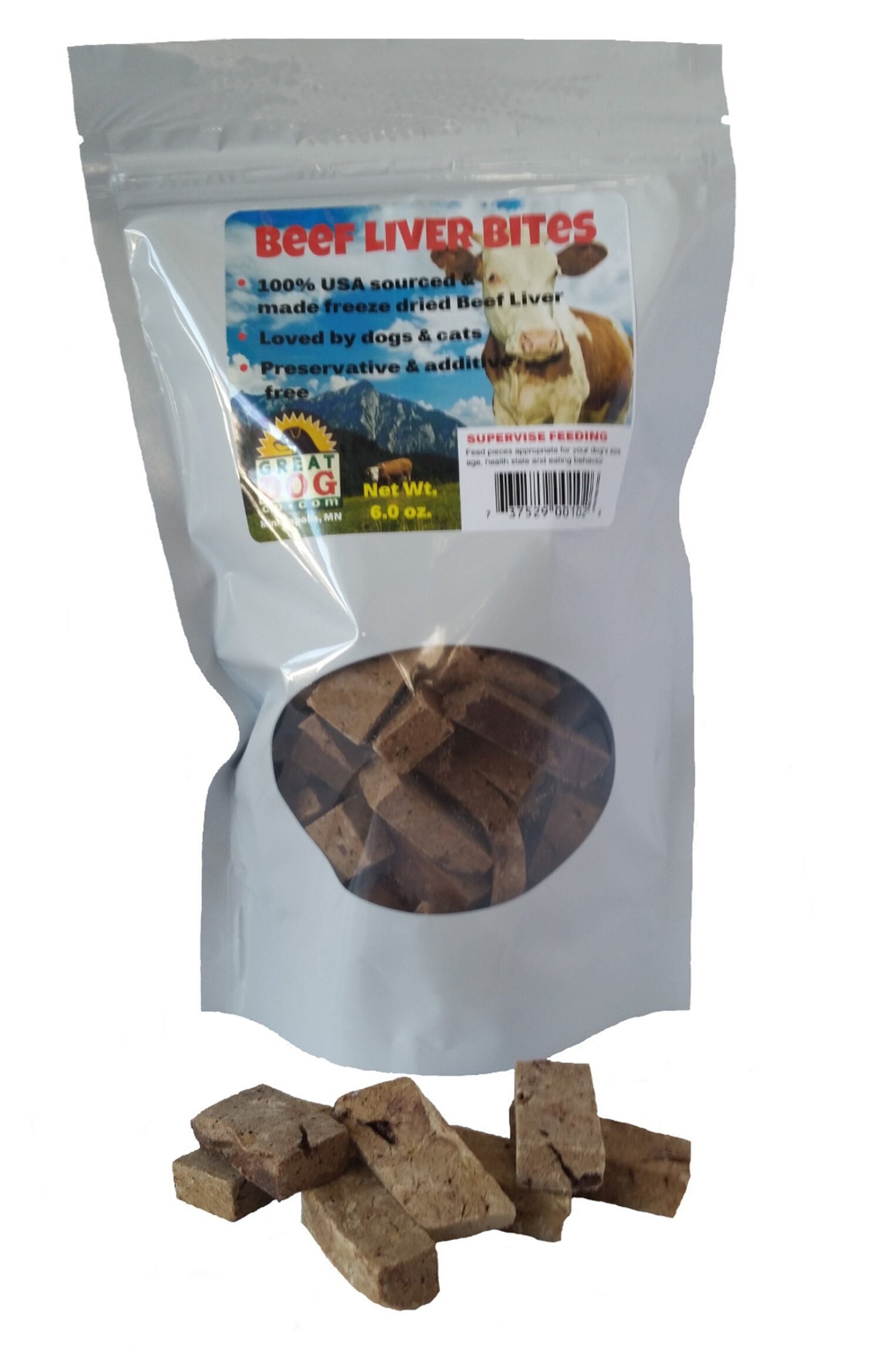 liver bites dog treats