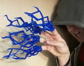 Lightning Fingers Cosplay Finger Mounted Electric Bolts for Costume:  Darth Sidious Chancellor Sheev Emperor Palpatine on Halloween