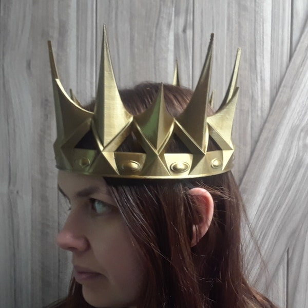 Queen Ravenna Crown for Snow White For Huntsman & Cosplay Costume, Adult Size