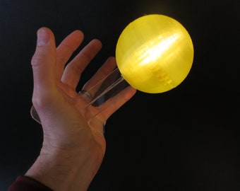 Floating Orb Prop, Wearable Hovering Sphere of Energy Effect for Magic Spell or Super Power Cosplay LARP Costume