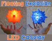 Floating Explosion Effect Prop! Wearable Fire or Ice Power for Bakugo, Sub Zero, Elsa Costume & LARP Super Power Cosplay