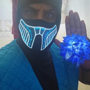 Sub Zero Ice Powers Prop, Wearable Floating Frozen Ice Crystals Cosplay Accessory, Todoroki Costume LARP Super Power Effect