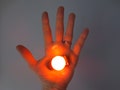 LED Hand Energy Blast Prop Hidden Bright Palm Light Up Kit Effect, Invisible Strap, Fun for Rave EDM Dance Party