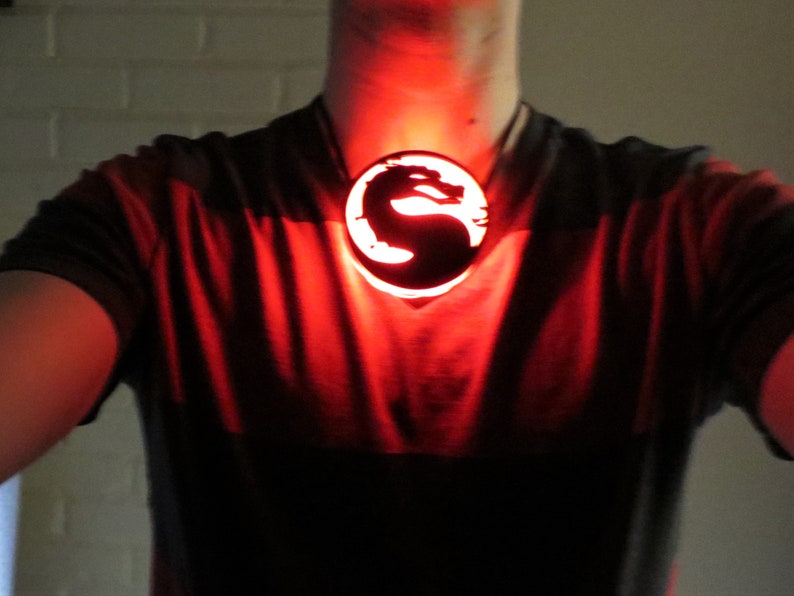 LED Medallion Wearable as Belt Buckle Necklace Strapon Etsy