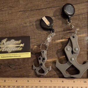 The Original Pocket Grapple! Novelty Mechanical Claw, Grappling Hook Fidget Toy! Fun EDC Keychain Gravity Hook Tool Stocking Stuffer! image 3