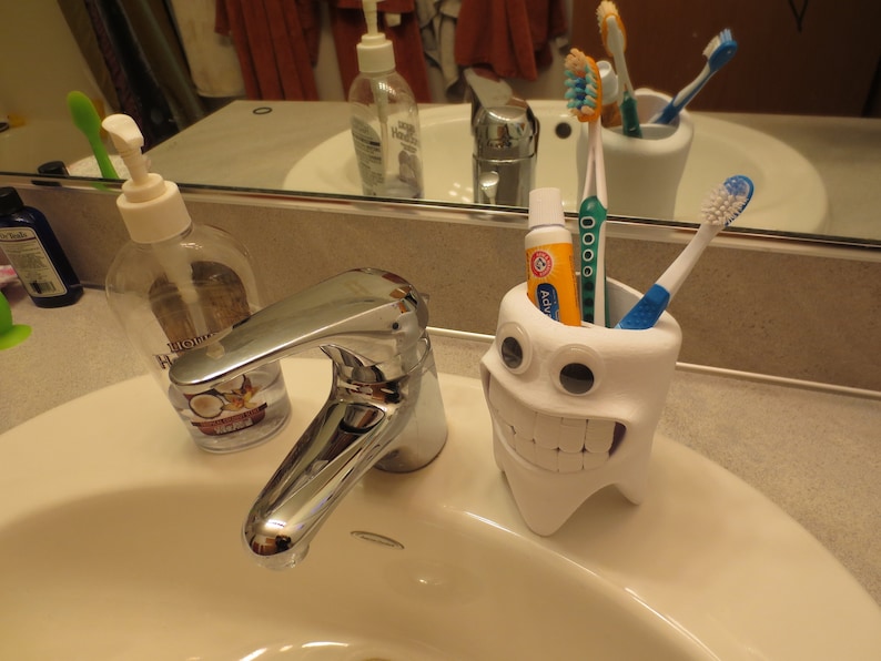 Hilarious Gag Gift Tooth with teeth Toothbrush or Pencil Etsy