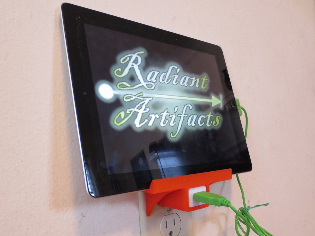 Portable Phone Charger Outlet Shelf Instantly Hang Your Ipad Etsy