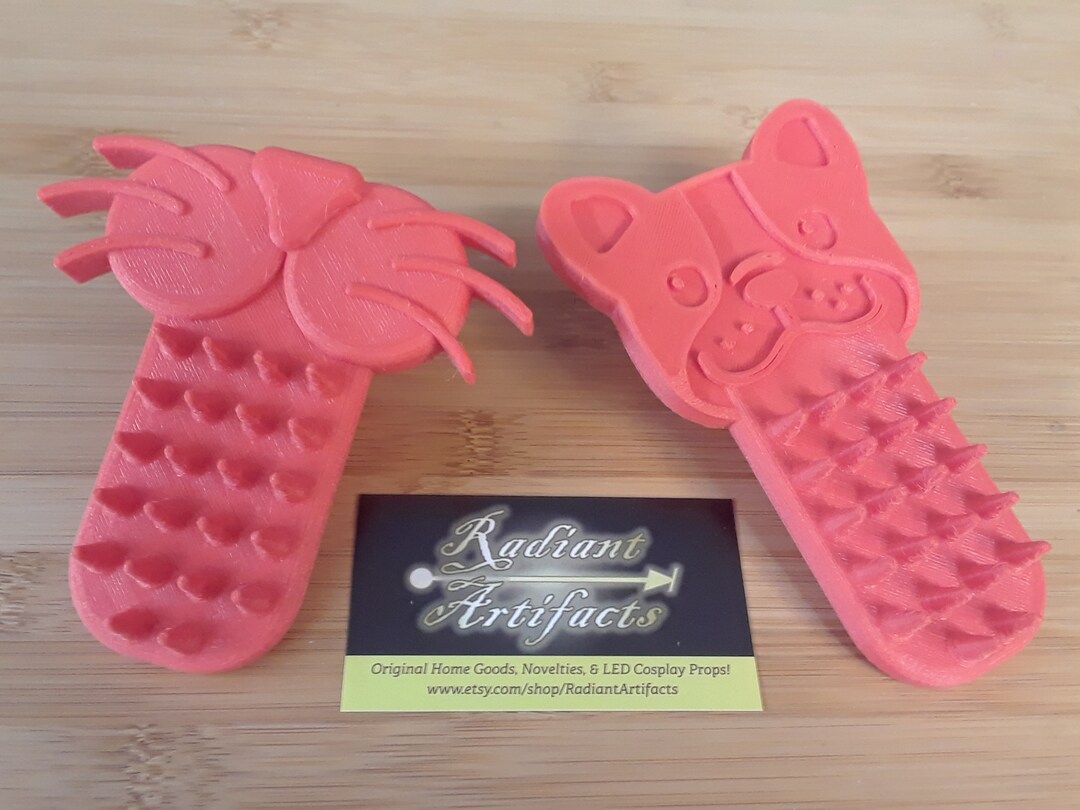 Kitty Licky Pet Brush Groom Your Cat or Dog by Licking Etsy