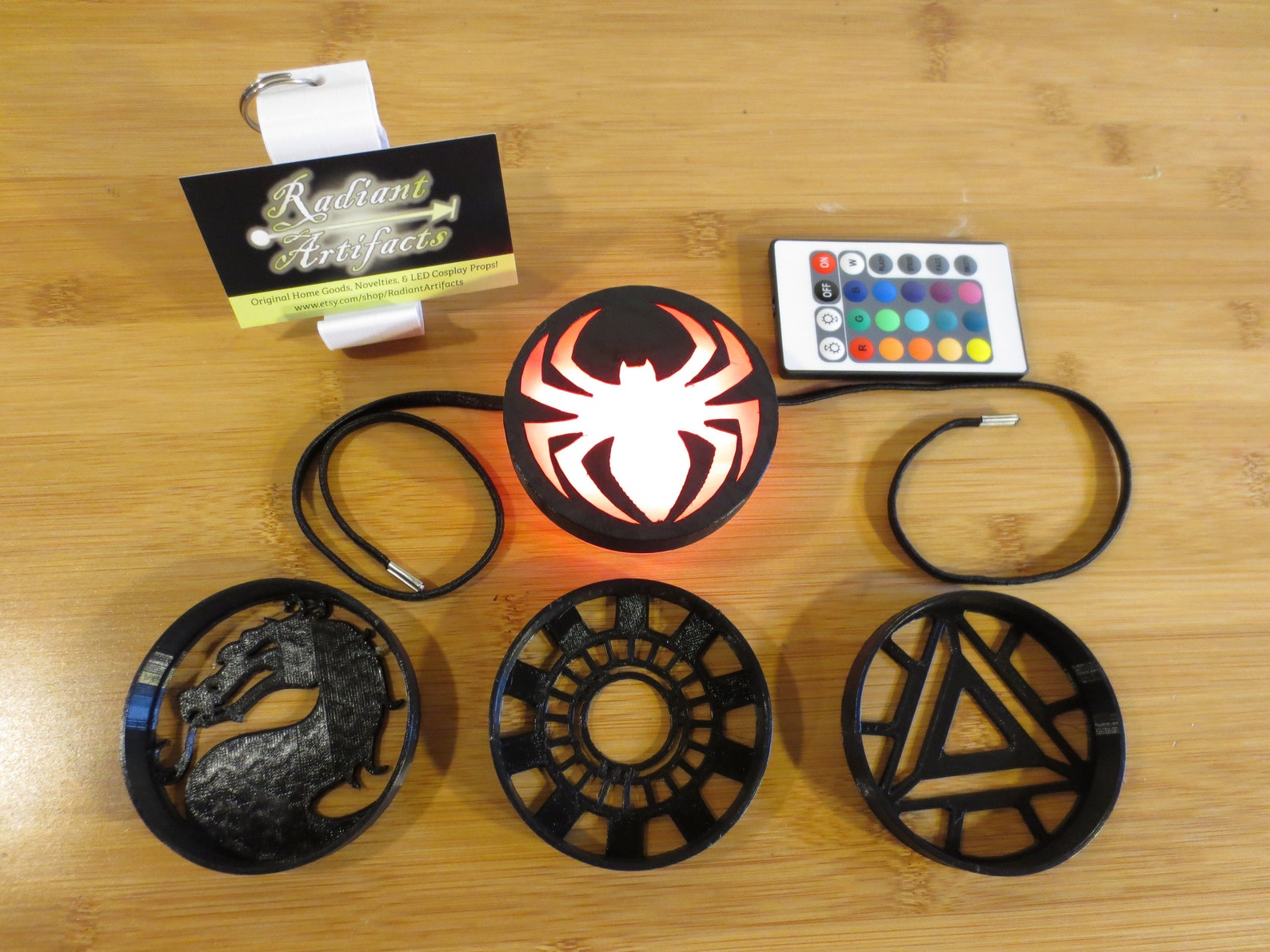 LED Medallion Wearable as Belt Buckle Necklace Strapon Etsy