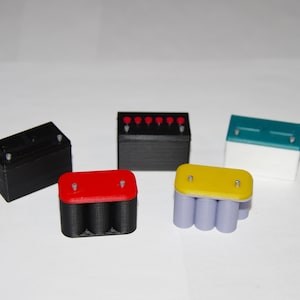 Miniature Batteries for RC cars, trucks and crawlers.
