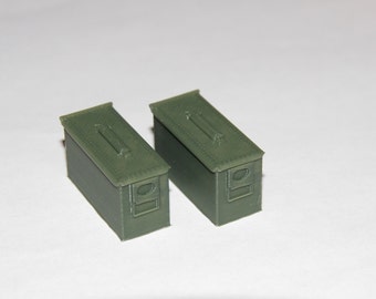 Miniature 3d Printed Ammo Cans