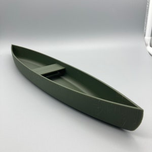 1/10 Scale Miniature Canoe for RC / Dollhouse