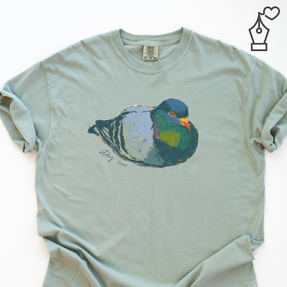 Stay Coo Pigeon Shirt Pigeons Gift Tee Comfort Colors Tshirt