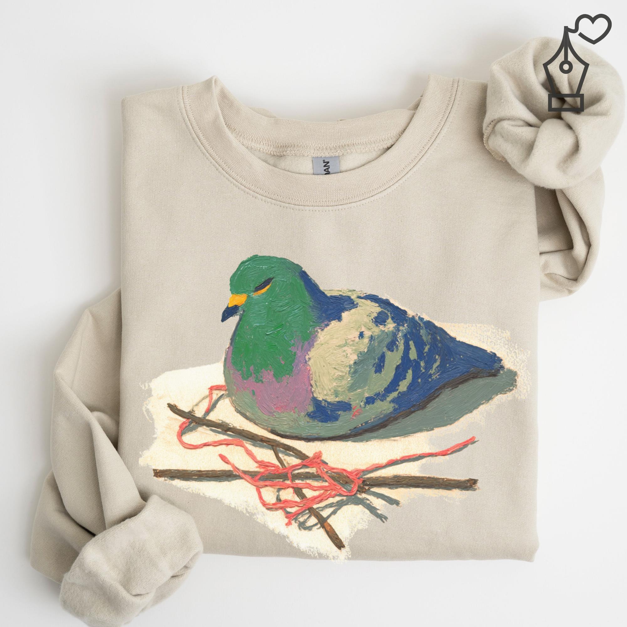 Sweatshirt Pigeon - 241g Coupe Classique Col Tissé