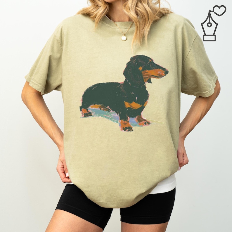 Dachshund T Shirt Weenie Dog Graphic Tee Cute Dog Shirt Comfort Colors Tee Dog Lover Shirt Funny Dog T Shirt Quirky Animal Tee Pet Lover Shirt Playful Dog Graphic Tee Animal Lover Apparel Casual Dog Shirt Unique Dachshund Shirt Cozy Dog T Shirt Dog Owner Gift Animal Inspired Tee Comfortable Dog Shirt Wiener Dog Shirt