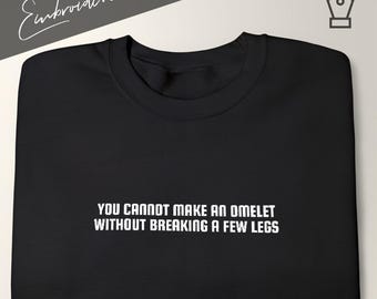 NCIS Gift Embroidered Sweatshirt Fan Crewneck TV Show Inspired Apparel Gibbs Team