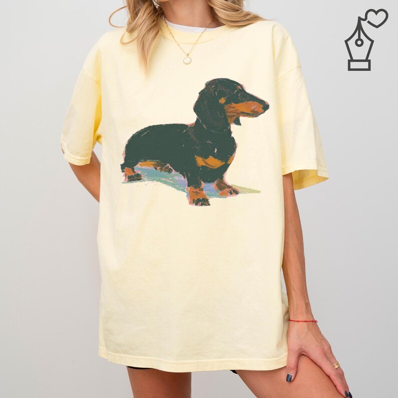 Dachshund T Shirt Weenie Dog Graphic Tee Cute Dog Shirt Comfort Colors Tee Dog Lover Shirt Funny Dog T Shirt Quirky Animal Tee Pet Lover Shirt Playful Dog Graphic Tee Animal Lover Apparel Casual Dog Shirt Unique Dachshund Shirt Cozy Dog T Shirt Dog Owner Gift Animal Inspired Tee Comfortable Dog Shirt Wiener Dog Shirt