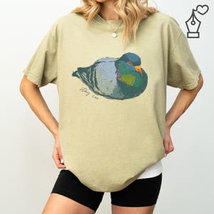 Stay Coo Pigeon Shirt Pigeons Gift Tee Comfort Colors Tshirt Khaki
