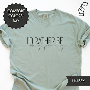 Id Rather Be Wedding Planning Shirt Bride To Be Graphic Tee Engagement Gift