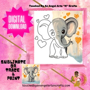 DIY Paint Party/ Pre-drawn /Outline Canvas /Adult Painting / Paint & Sip, DIY Paint Party / Pre-Sketched / Art Party/ Coloring Page