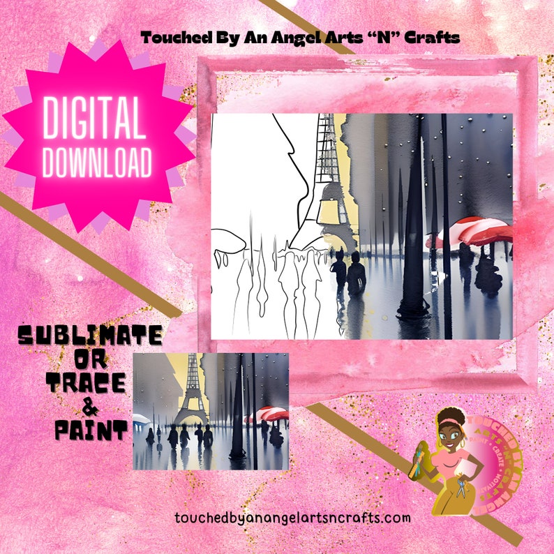 DIY Paint Party/ Predrawn /outline Canvas /adult Painting / Paint