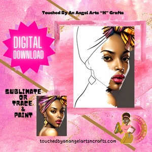 DIY Paint Party/ Pre-drawn /Outline Canvas /Adult Painting / Paint & Sip, DIY Paint Party / Pre-Sketched / Art Party/ Coloring Page