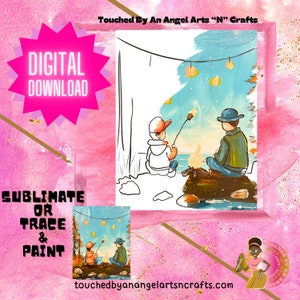 DIY Paint Party/ Pre-drawn /Outline Canvas /Adult Painting / Paint & Sip, DIY Paint Party / Pre-Sketched / Art Party/ Coloring Page
