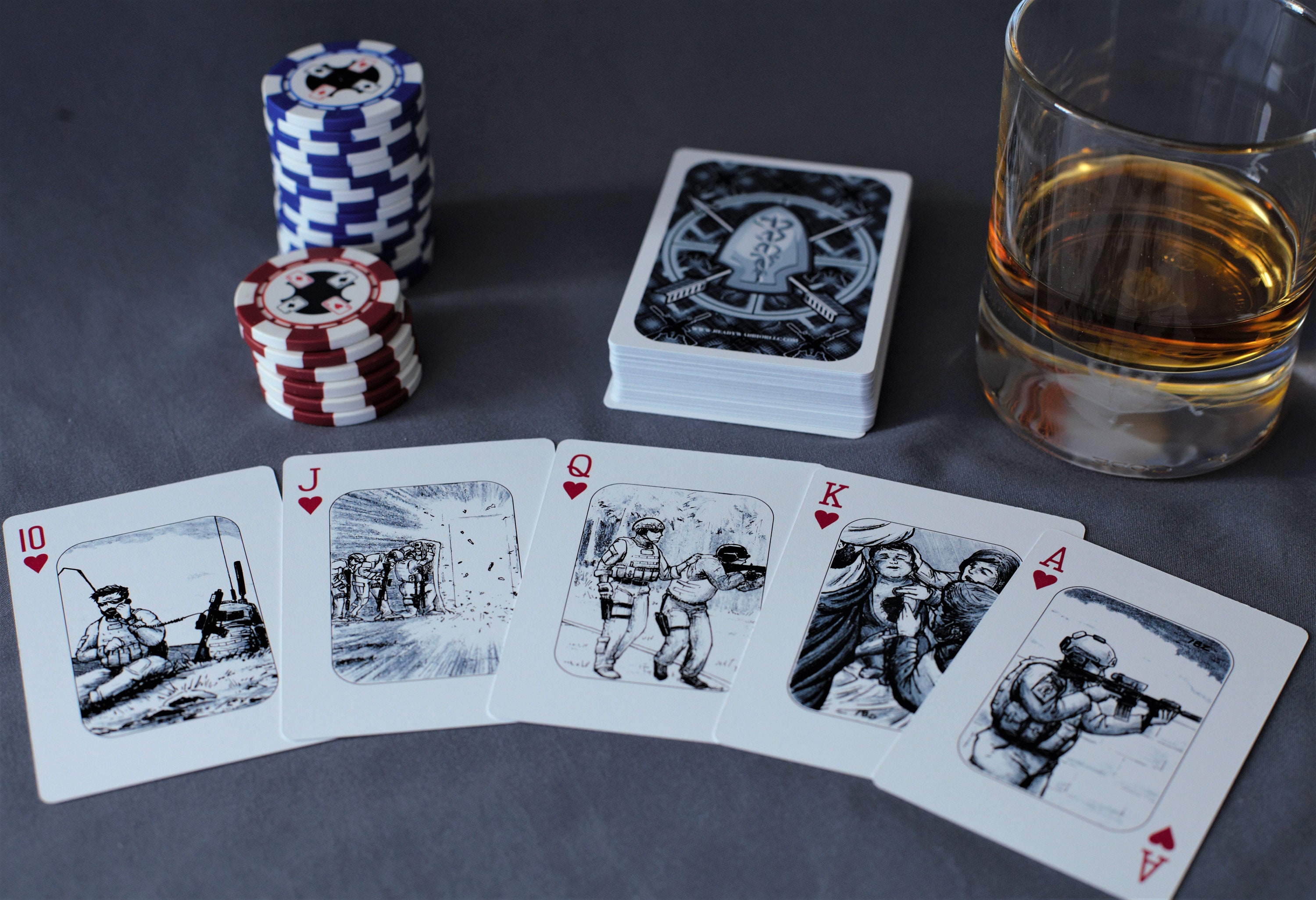 Army Playing Cards Etsy