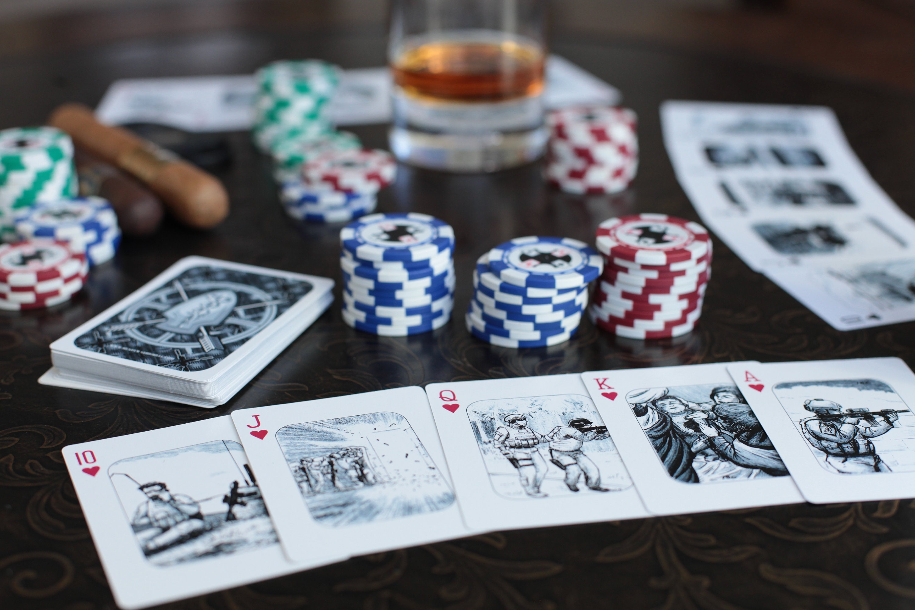 Army Playing Cards Etsy