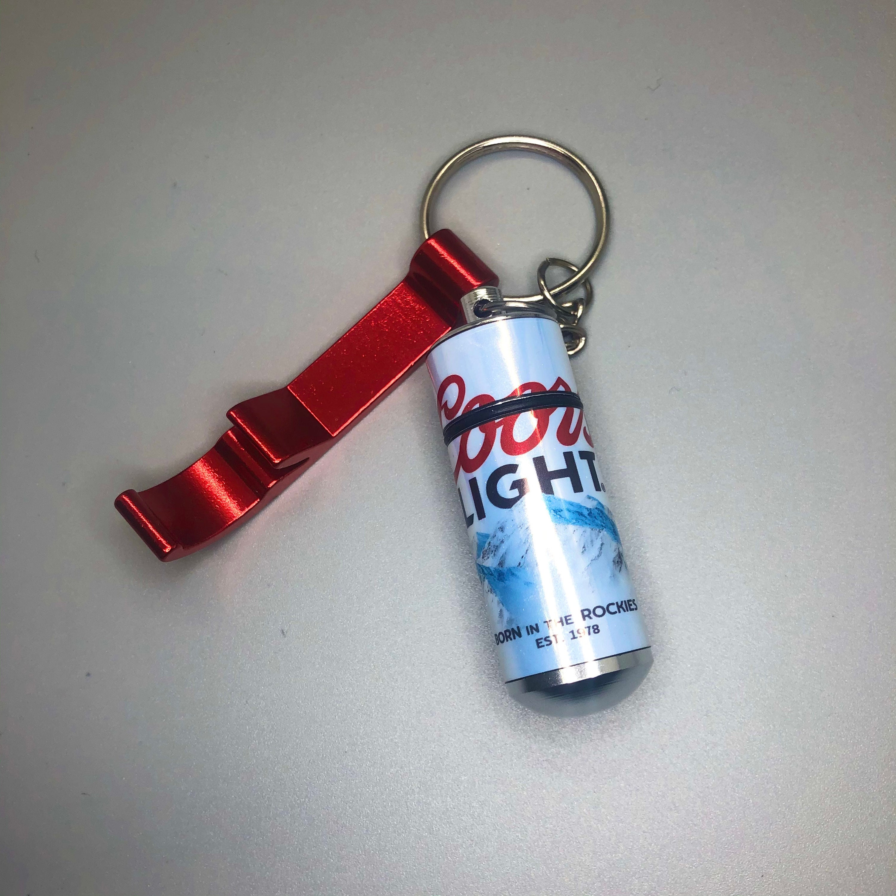 Mini Beer Key Chains Pill Box w/ Bottle Opener Mini Food Etsy