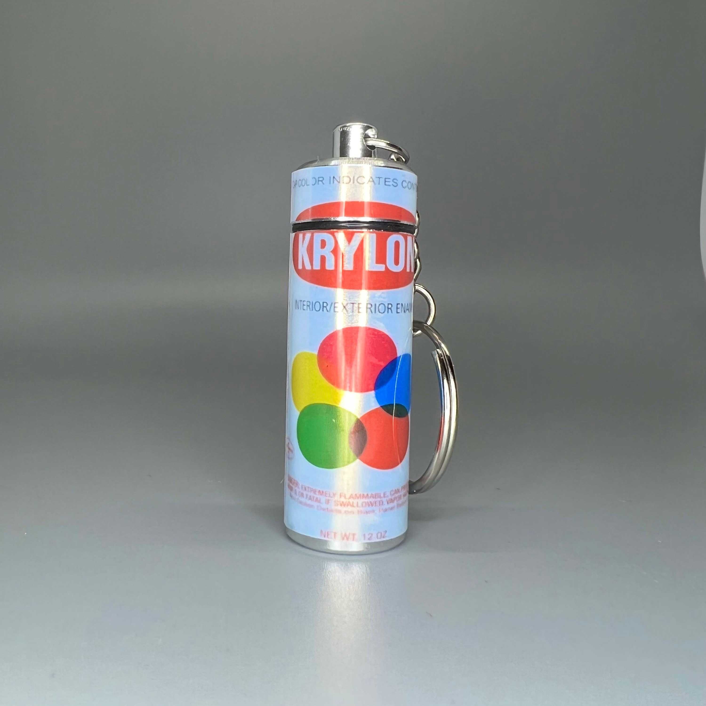 Spray Paint Can Keychain, Fashion Clip, Charm Your Choice of Color