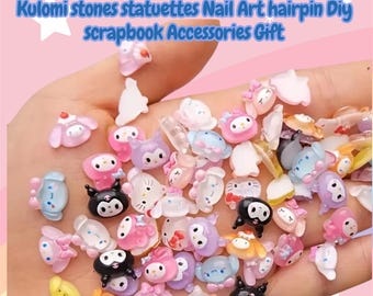 Kawaii San Friends Body  Resin Charms, Nail Art, Nail Decoration, DIY, Jewelry Making Supplies