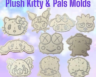 Pluszowe foremki Kitty & Pals 3”
