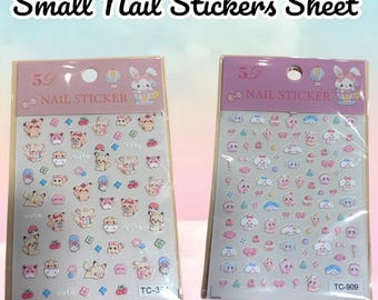 Small Nail Sticker Sheet