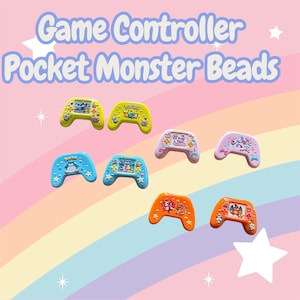 Game Controller Pocket Monster bead 4pcs