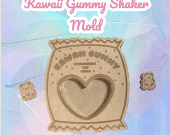 Kawaii Gummy Shaker Mold