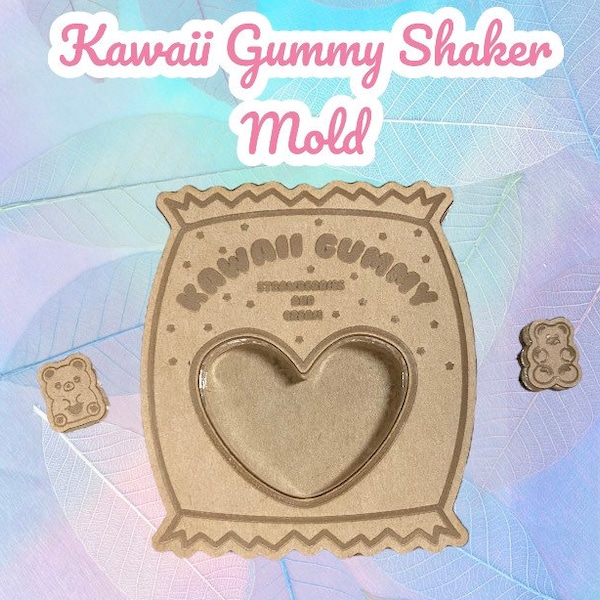 Kawaii Gummy Shaker Mold