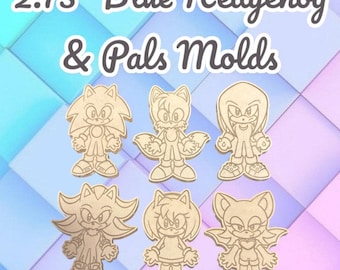 2.75” Blue Hedgehog & Pals Molds