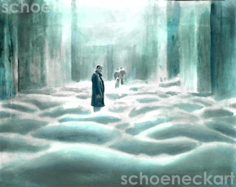The Room - Stalker - A Tarkovsky Film Watercolor Painting Print
