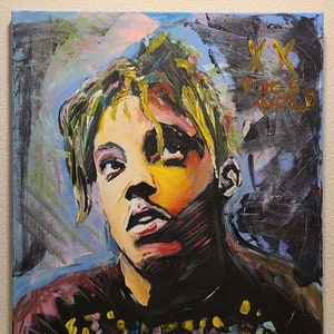 Juice Wrld Painting, Juice Wrld Wall Art, Unique Rapper Album Covers –  Imagine Through Passion Art Studio