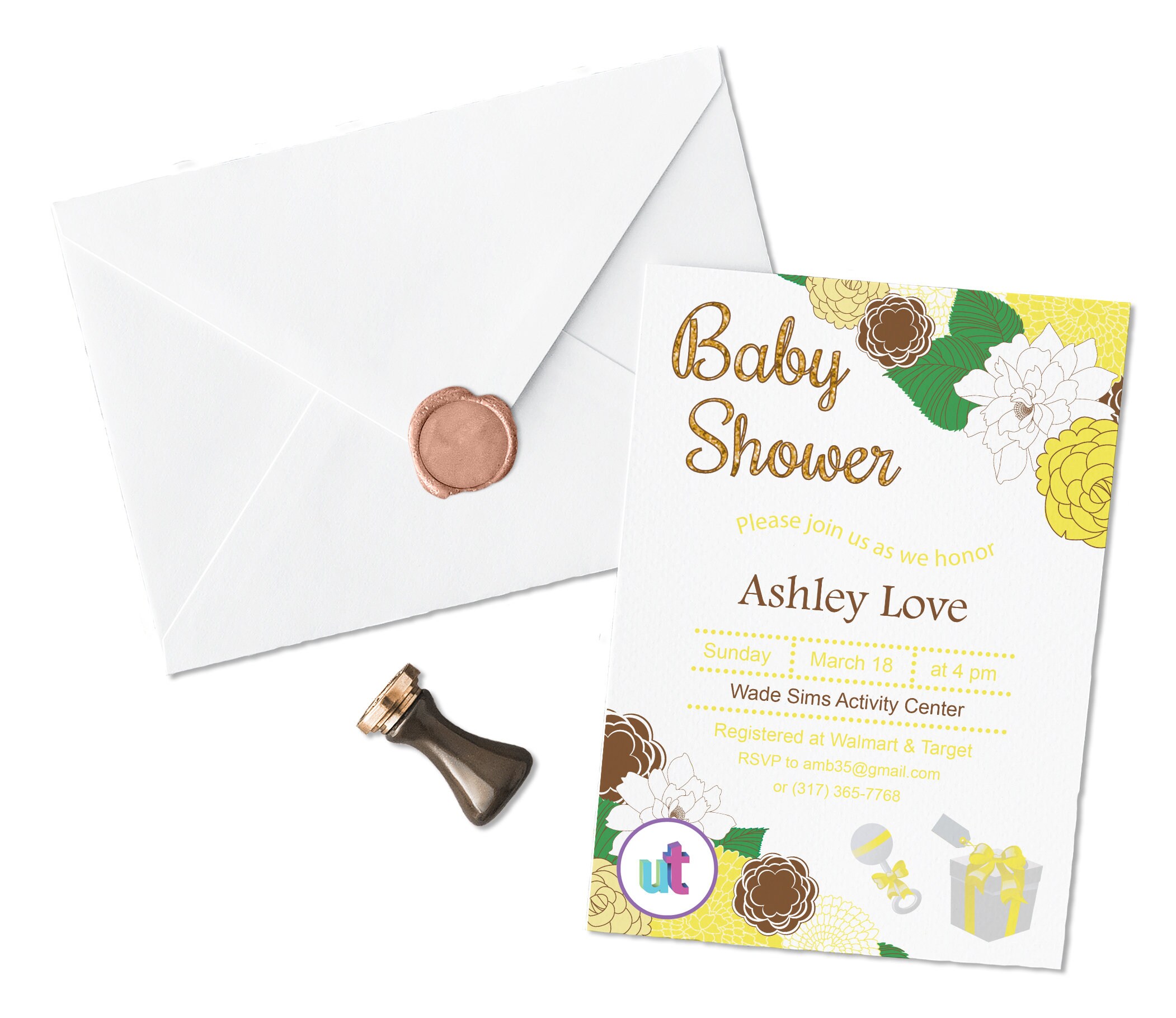 walmart baby shower invitations photo center