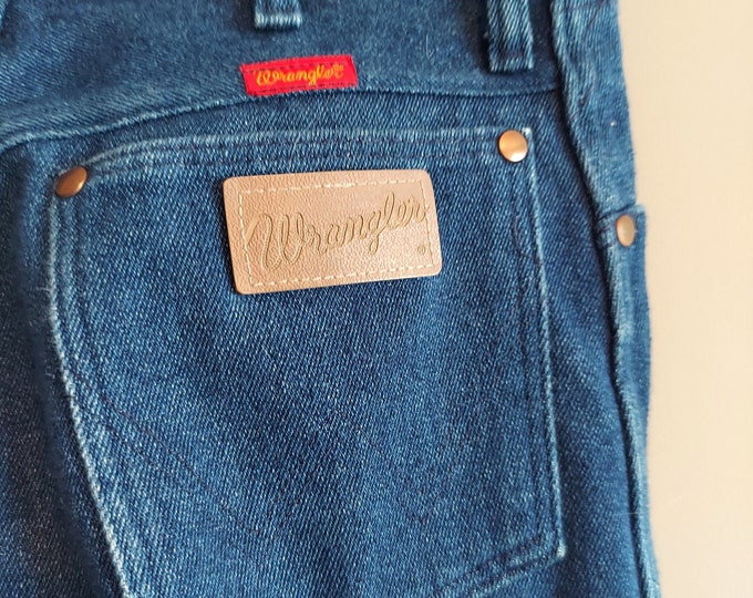 VINTAGE WRANGLER Red Tag Jeans 12 X 36 Cowboy Up Etsy