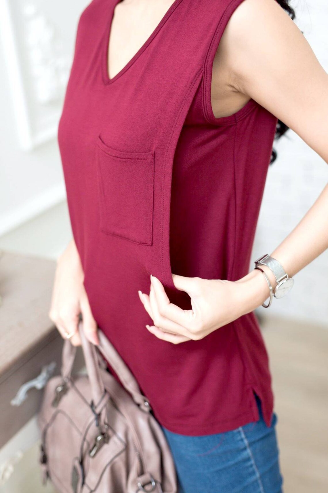 Soft Maternity/nursing Tank Breastfeeding Tank Tops New Etsy