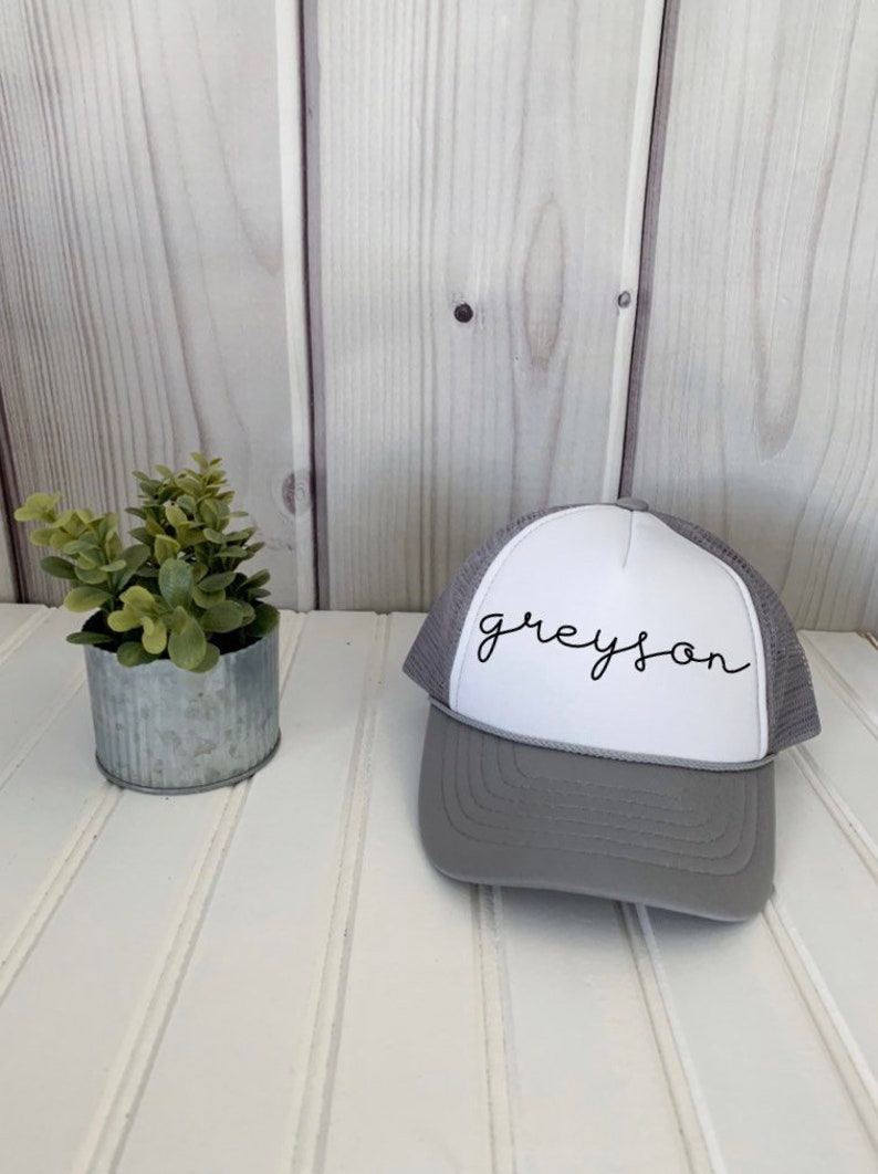 Personalized Infant Trucker Hat Infant Trucker Hat Baby Etsy