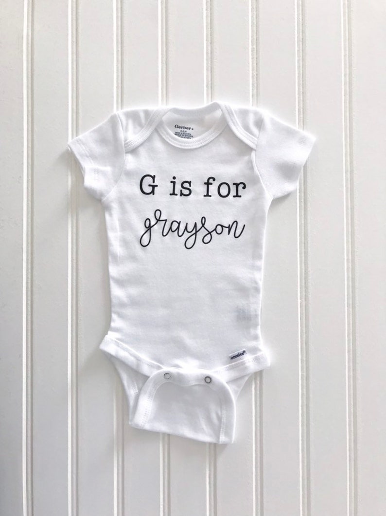 Gender Reveal Pregnancy Announcement Custom Name Onesie\u00ae Going Home Outfit Birth Announcement Name Announcement
