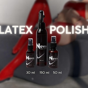 Latex Polish Bottle for Natural Latex Shine Rubber | 30 ml | 50 ml | 150 ml | Top Panties Skirt Stockings Lingerie Clothing Bodysuit Costume