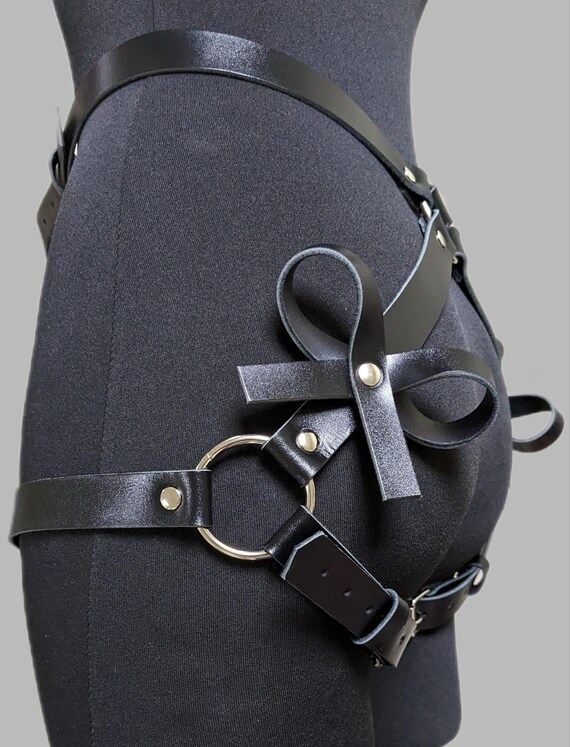 Leg harness garter belt sale