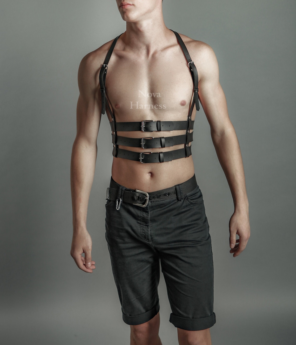 Brust ledergeschirr Männer Gay Bdsm Rave Outfit Mann kinky - Etsy.de