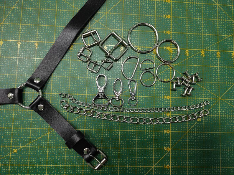 Simple Leather Harness Suspender Harness Chest Harness Etsy